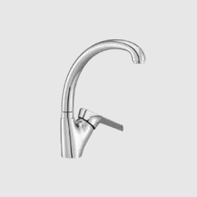 Single lever sink mixer - table mounted