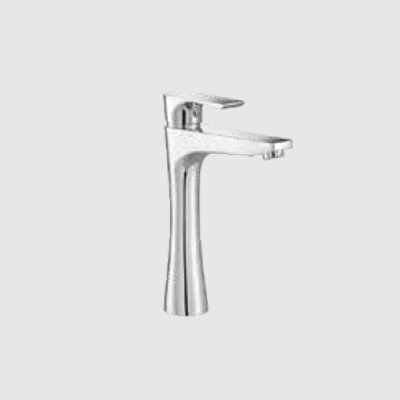 Single lever basin mixer extended